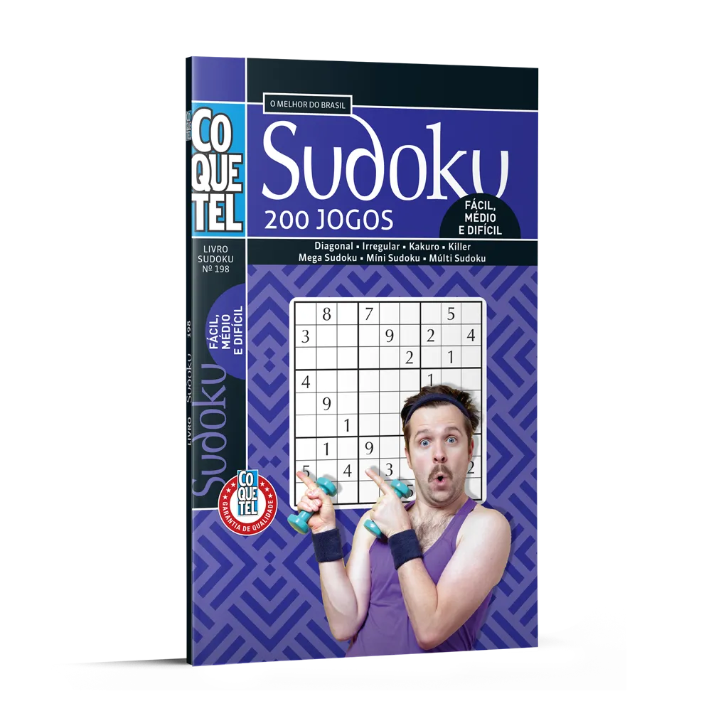 Livro coquetel sudoku fc/md/df ed 198 Livro coquetel sudoku fc/md/df ed 198
