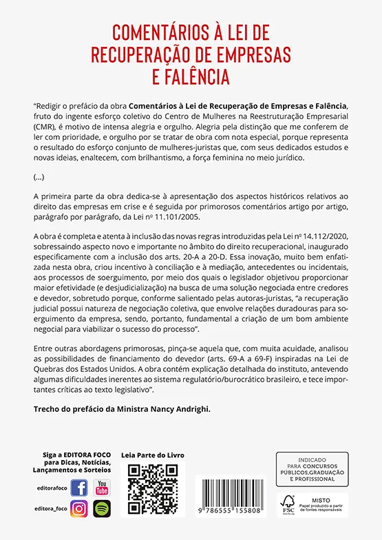 Comentários à lei de recuperação de empresas e falência: lei 11.101/2005 Comentários à lei de recuperação de empresas e falência: lei 11.101/2005 - Imagem 2