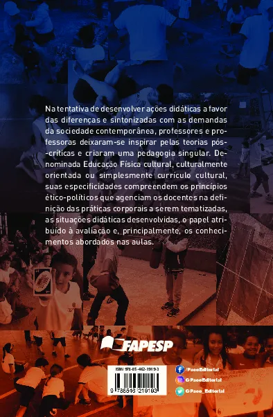 Educação física cultural: inspiração e prática pedagógica Educação física cultural Quarta Capa