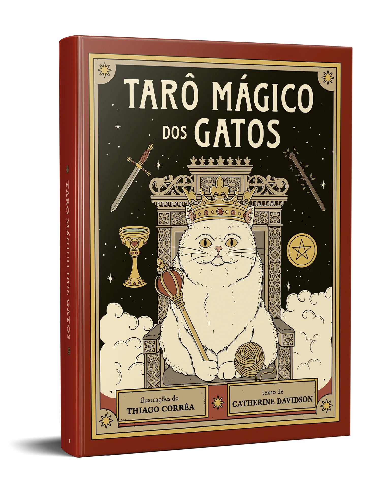 Tarô mágico dos gatos - caixa com livro + 78 cartas Tarô mágico dos gatosImagens Sem Perspectiva