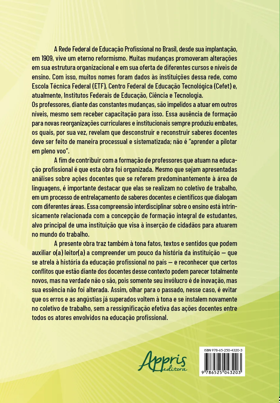 O agir docente na educação profissional: trabalho e formação sob um olhar macro e microlinguageiro O agir docente na educação profissional: trabalho e formação sob um olhar macro e microlinguageiro - Imagem 2