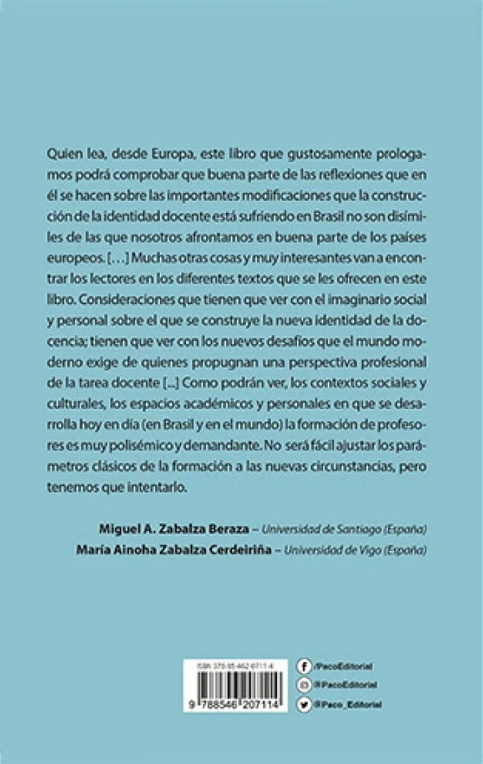 Formação de professores em tempos de incerteza: Imaginários, narrativas e processos autoformadores Formação de professores em tempos de incerteza Quarta Capa