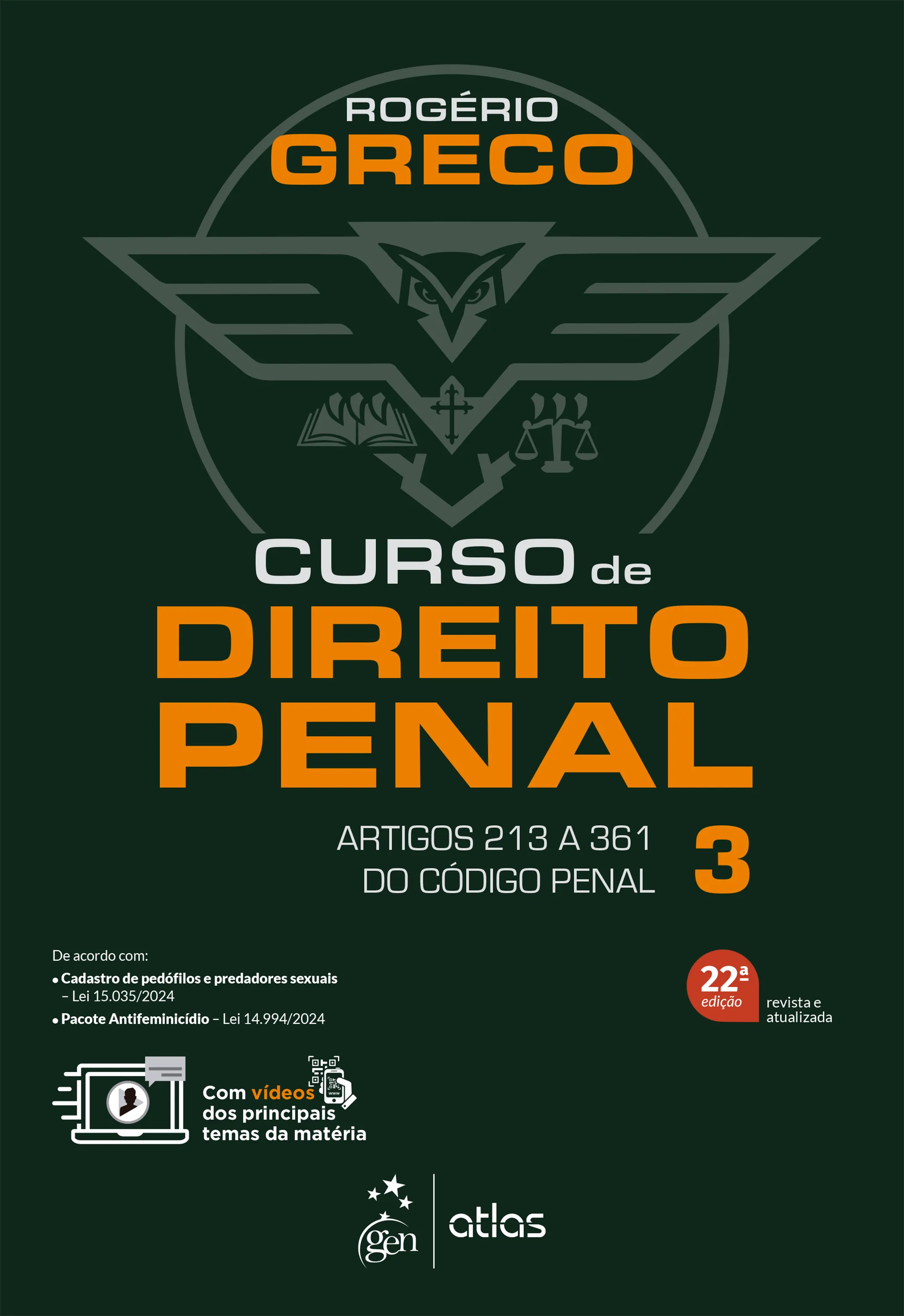 Curso de Direito Penal Vol.3 - 22ª Edição 2025
