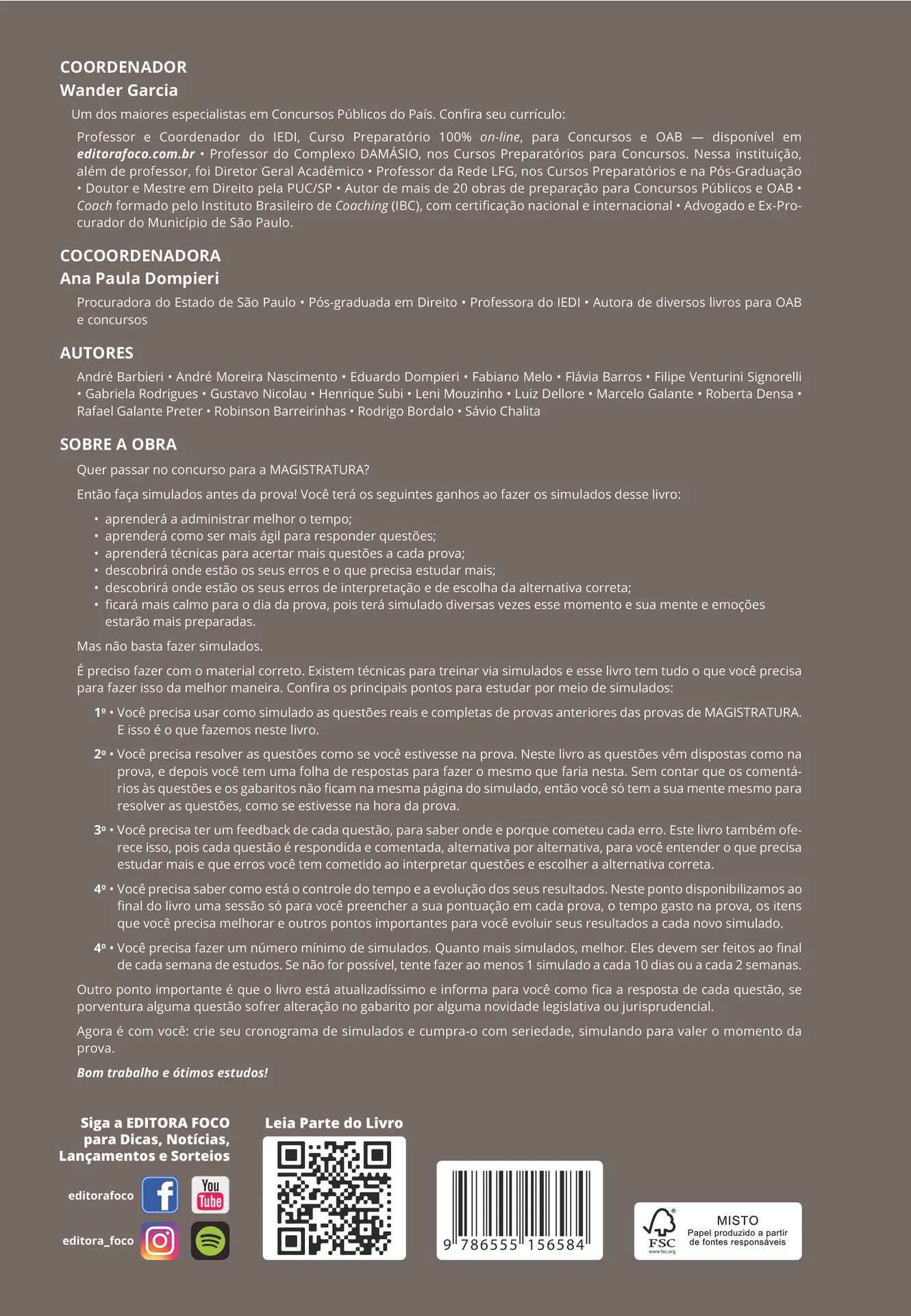 Bateria de simulados para concursos de magistratura Bateria de simulados para concursos de magistratura Quarta Capa