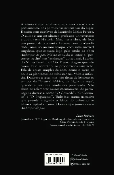 Andanças de pai Andanças de pai Quarta Capa