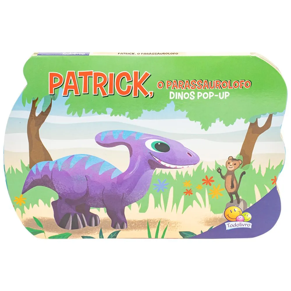 Dinos Pop-up: Patrick, O Parassaurolofo Dinos Pop-up: Patrick, O Parassaurolofo