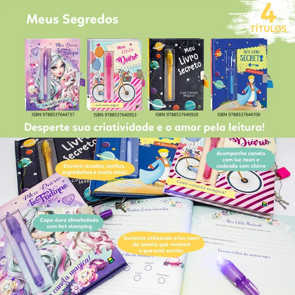 Meus Segredos: Meu Livro Secreto: Meus Segredos: Meu Livro Secreto: - Imagem 2