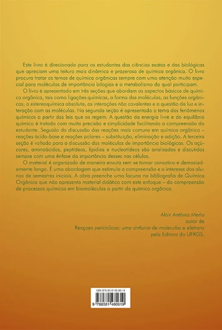 Fundamentos de química orgânica: Ciências da vida e saúde Fundamentos de química orgânica Quarta Capa