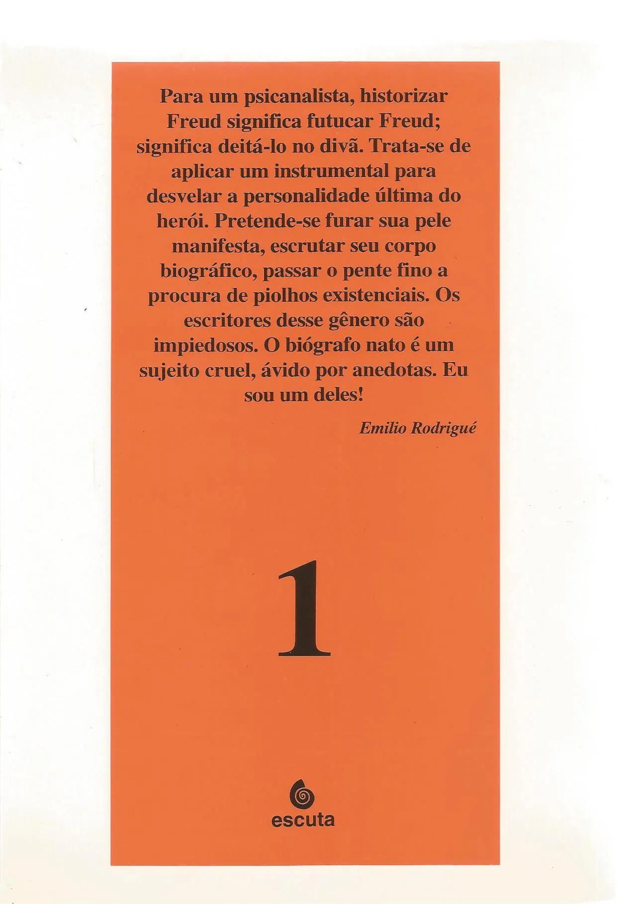 Sigmund Freud: o século da psicanálise: 1895-1995 Sigmund Freud Quarta Capa