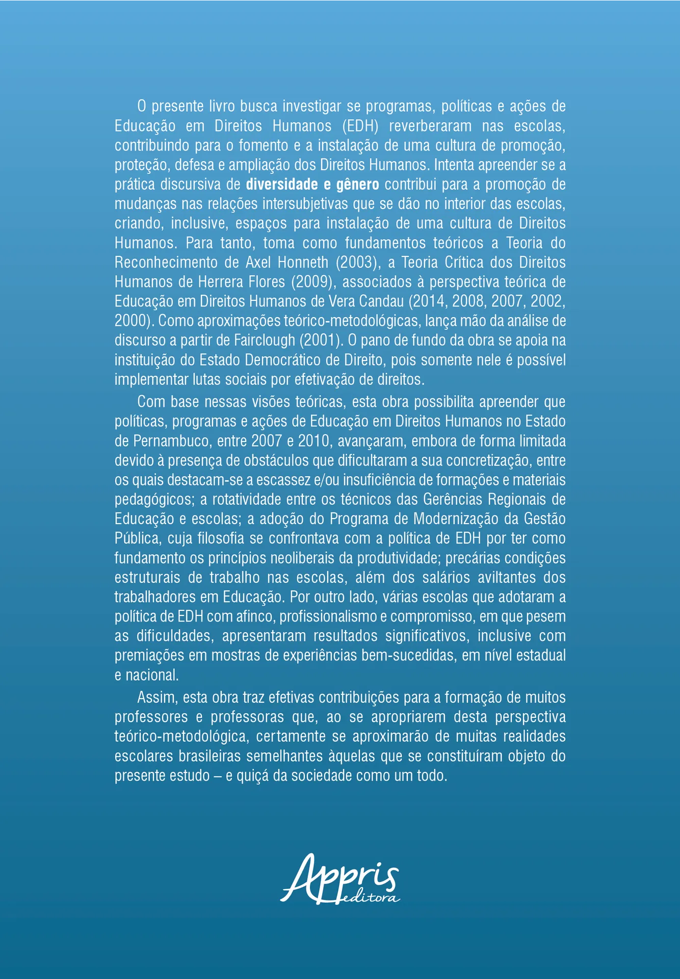 Educação em Direitos Humanos: A Luta pelo Reconhecimento da Diversidade na Escola Pública Educação em Direitos Humanos: A Luta pelo Reconhecimento da Diversidade na Escola Pública - Imagem 2