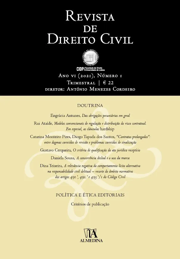 Revista de Direito Civil nº 1 (2021) Revista de Direito Civil nº 1 (2021)