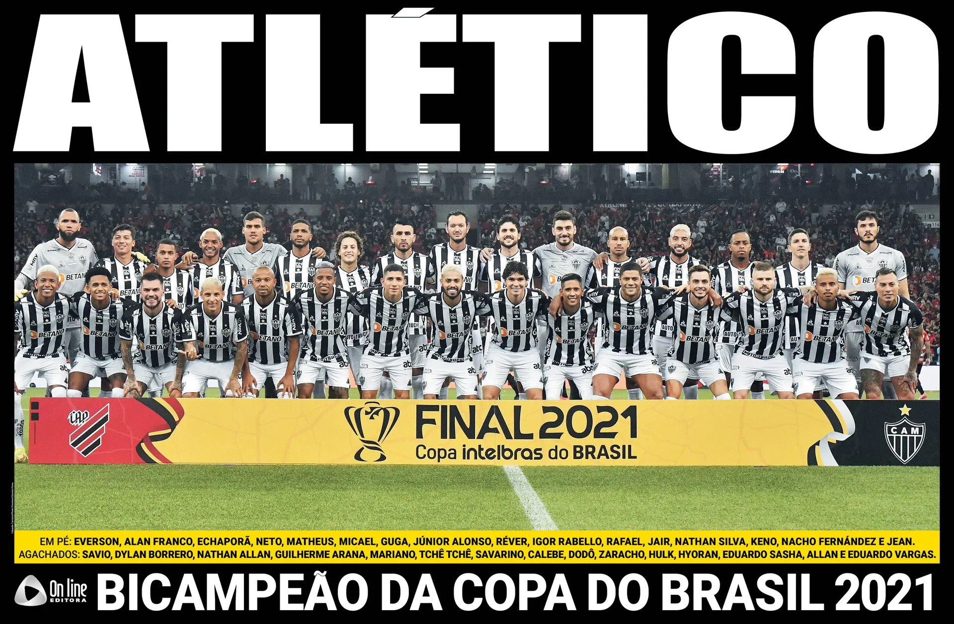 Show de Bola Magazine - Superpôster: Atlético Mineiro campeão da Copa do Brasil 2021 Show de Bola Magazine - Superpôster: Atlético Mineiro campeão da Copa do Brasil 2021 - Imagem 2
