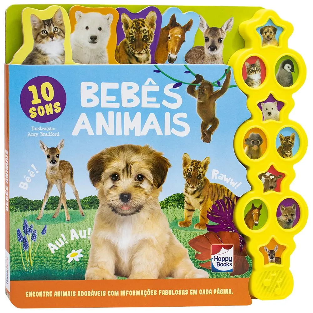 Supersons com abas: Bebês Animais Supersons com abas: Bebês Animais