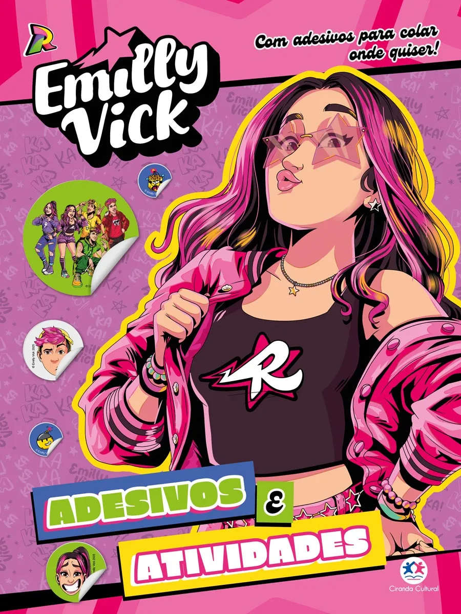 Emilly Vick - Atividades E Adesivos: - Booklover
