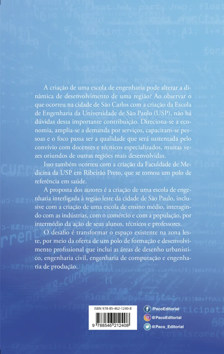 Nova escola de engenharia Nova escola de engenharia Quarta Capa