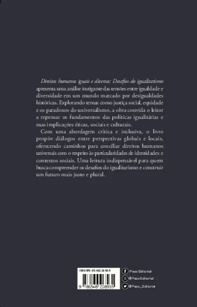 Direitos humanos iguais e diversos: Desafios do igualitarismo Direitos humanos iguais e diversos: Desafios do igualitarismo - Imagem 2