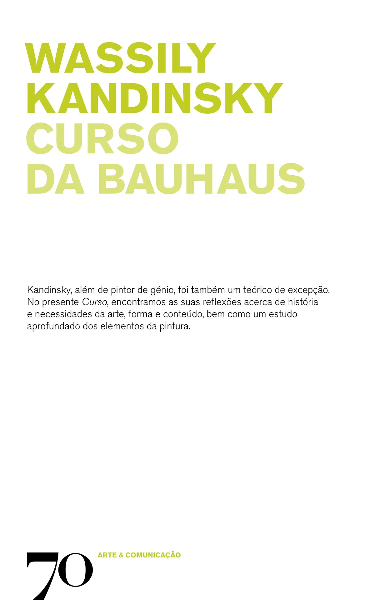 Curso da Bauhaus Curso da Bauhaus