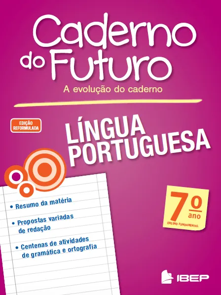 Caderno do futuro - Língua portuguesa 7º ano Caderno do futuro - Língua portuguesa 7º ano