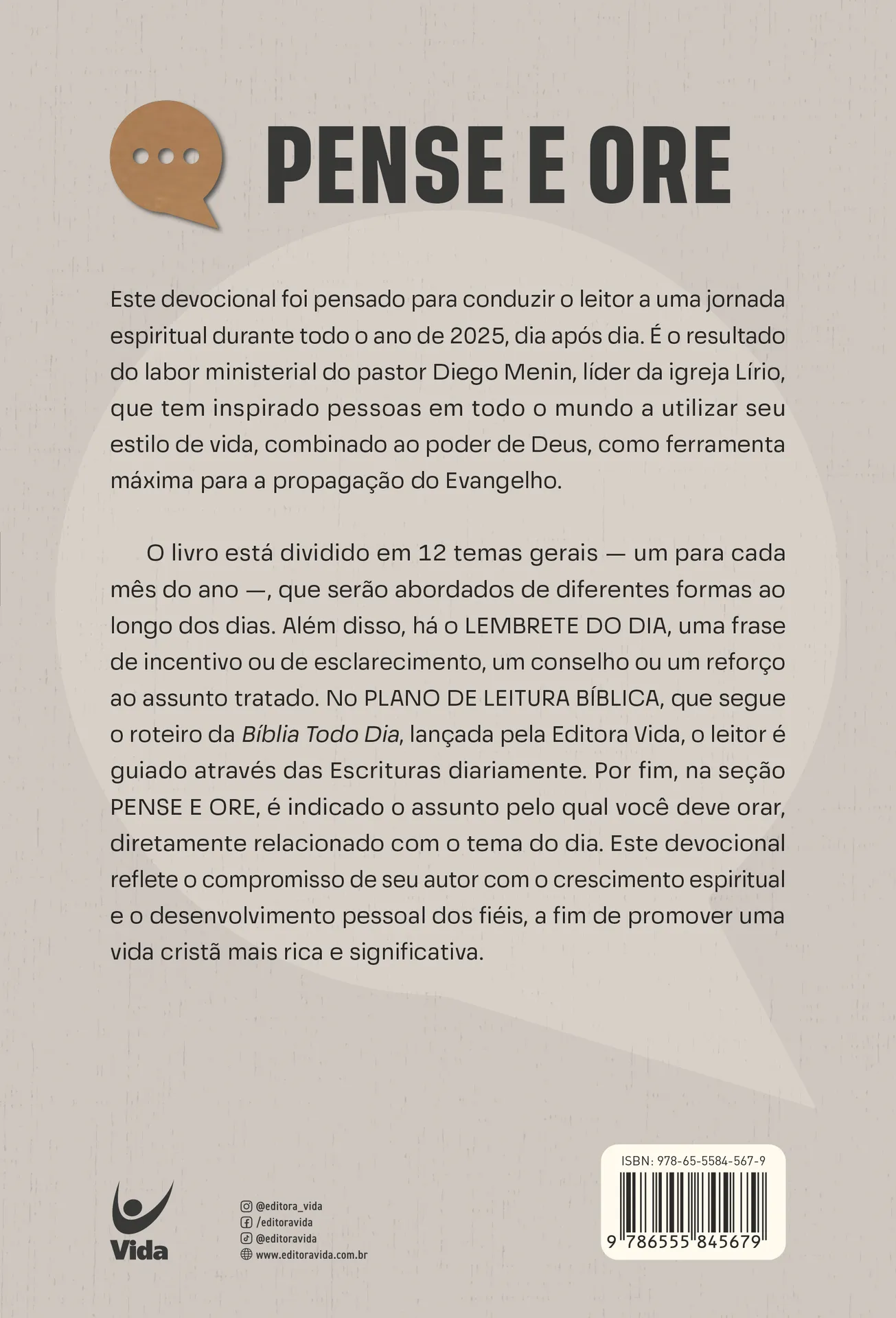 Pense e ore: Mensagens inspiradoras para um novo tempo Pense e ore: Mensagens inspiradoras para um novo tempo - Imagem 2