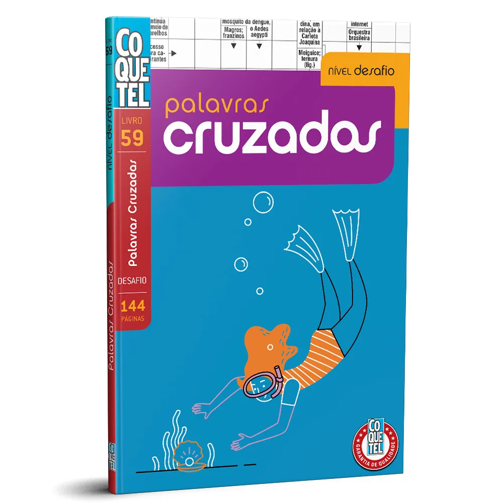 Livro coquetel palavras cruzadas desafio ed 59 Livro coquetel palavras cruzadas desafio ed 59