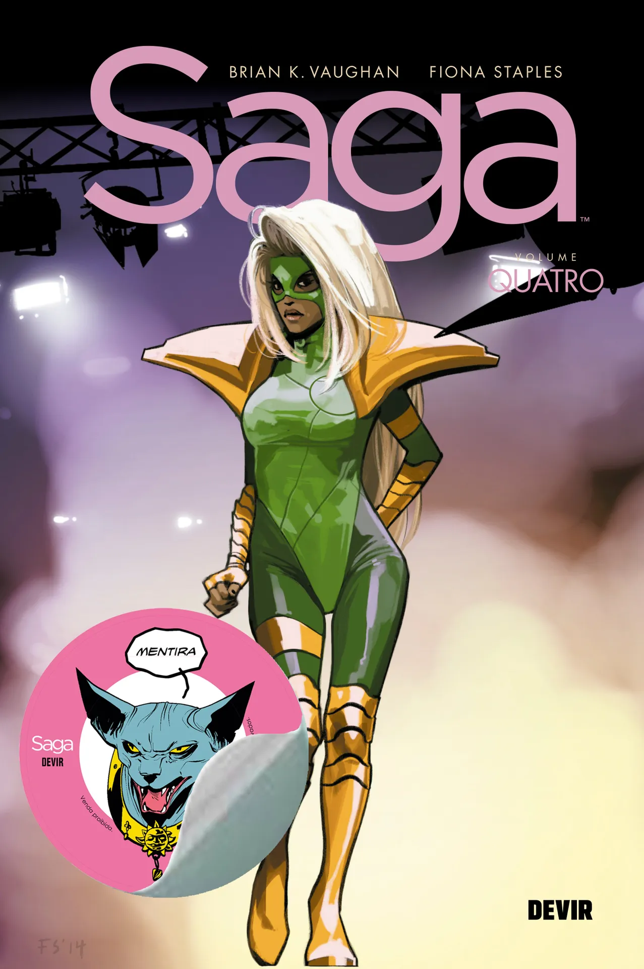 Saga volume 4 - Com adesivo Saga volume 4 - Com adesivo