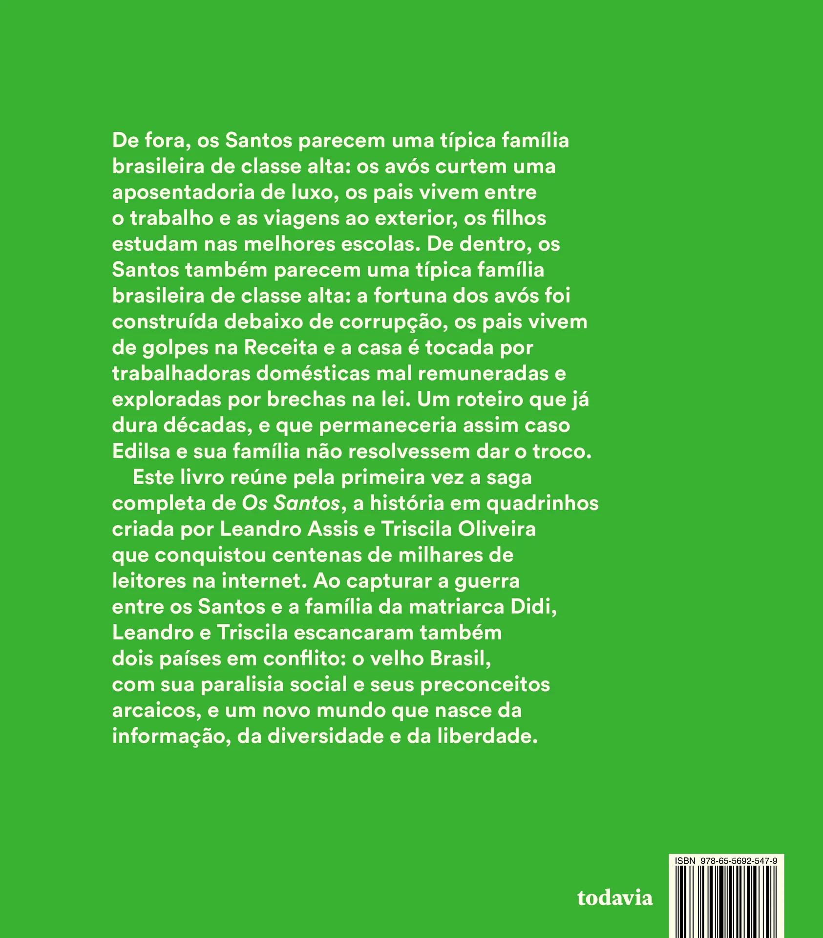 Os Santos Os Santos Quarta Capa