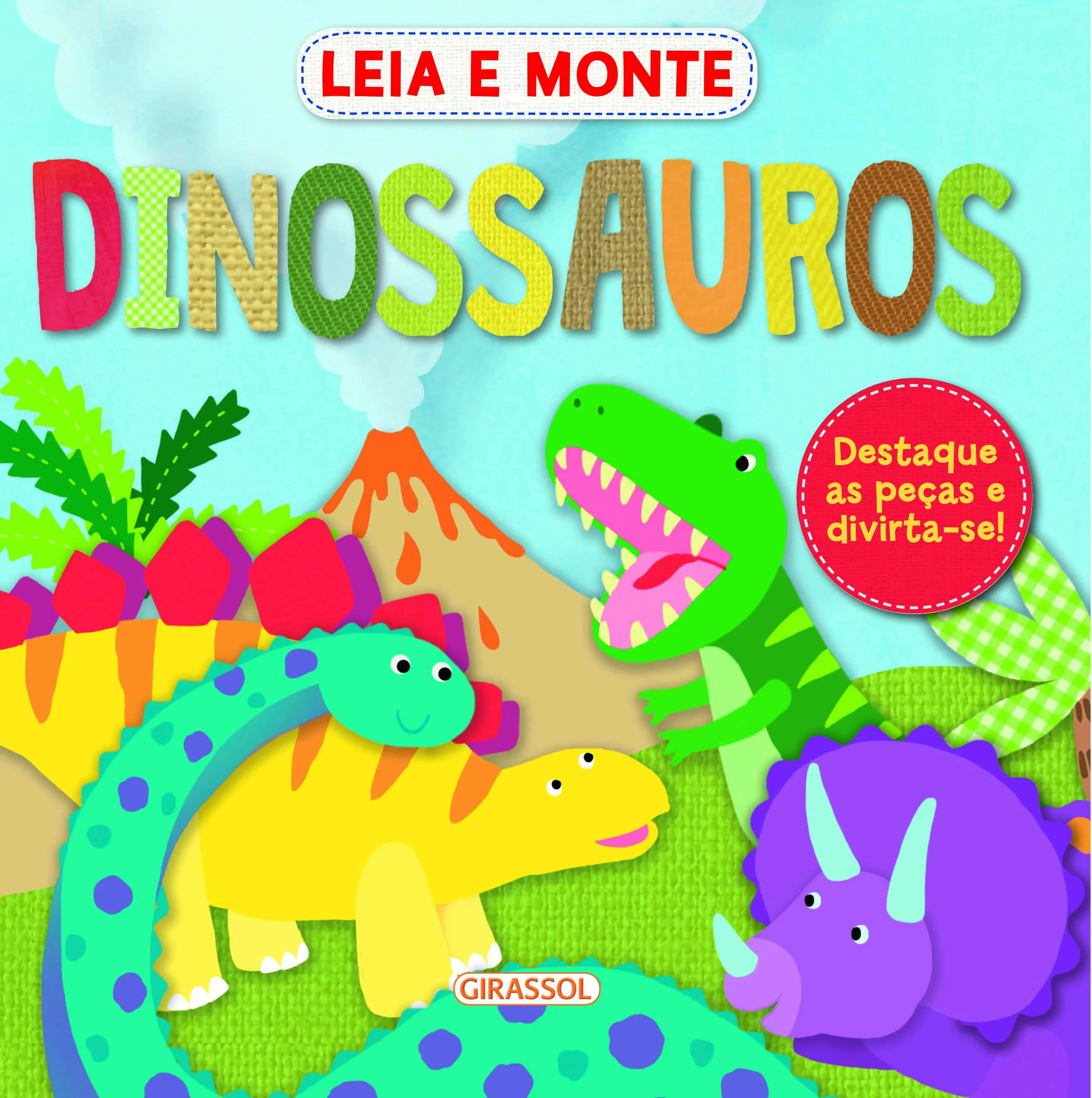 Leia e monte: dinossauros