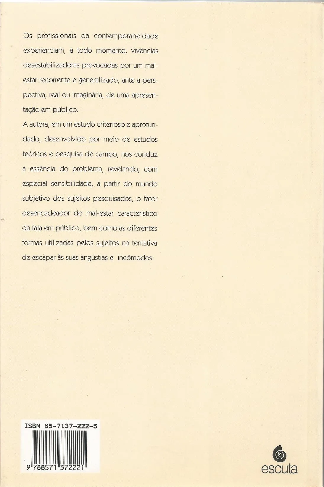 Falar em público Falar em público Quarta Capa