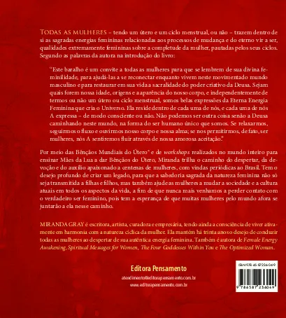 O oráculo da lua vermelha: mensagens de sacralidade feminina interior para vivenciar o seu ciclo menstrual de forma plena e criativa. O oráculo da lua vermelha: mensagens de sacralidade feminina interior para vivenciar o seu ciclo menstrual de forma plena e criativa. - Imagem 2