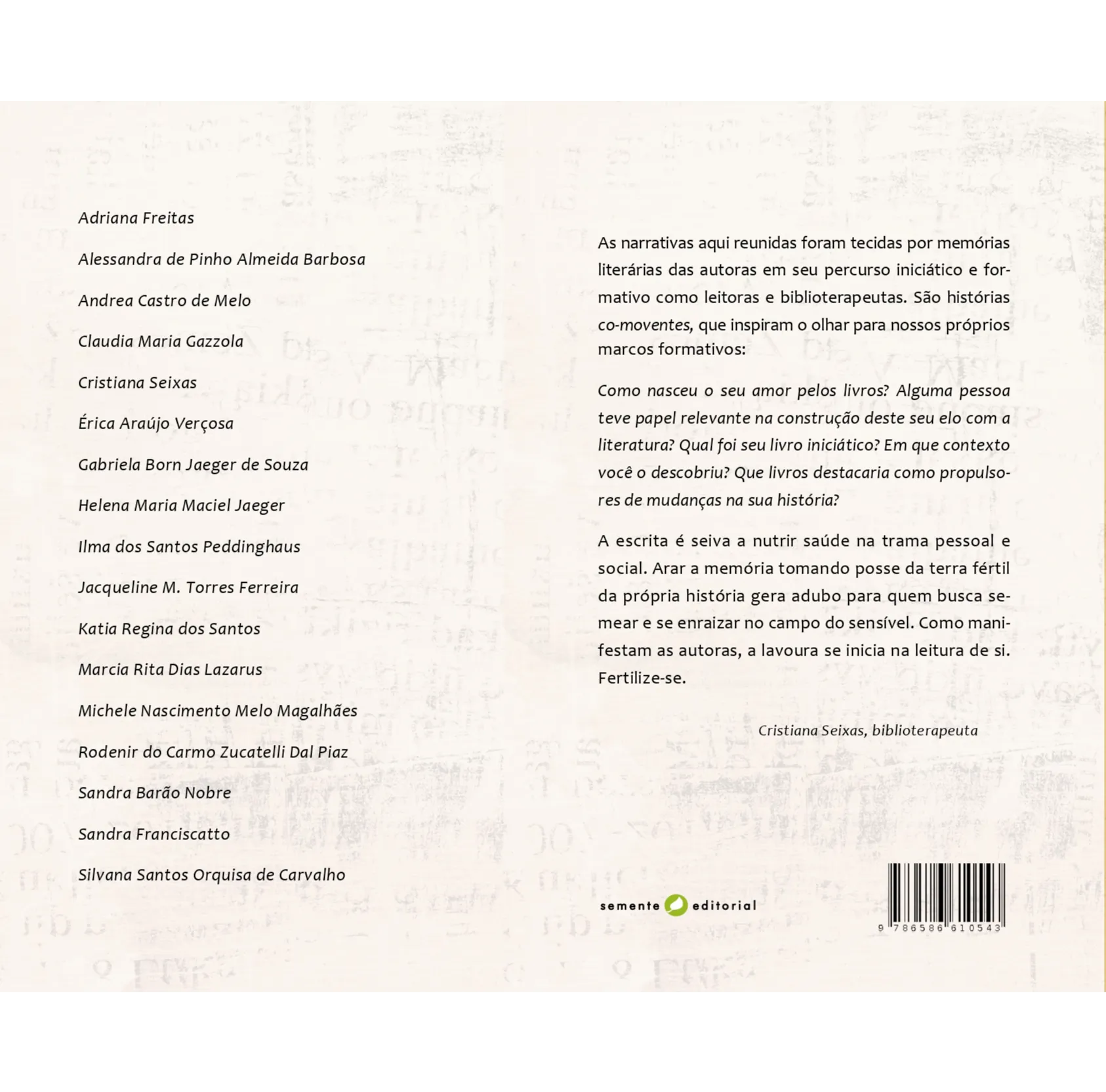 Raizes formativas em biblioterapia: Narrar, florir e frutificar Raizes formativas em biblioterapia: Narrar, florir e frutificar - Imagem 2