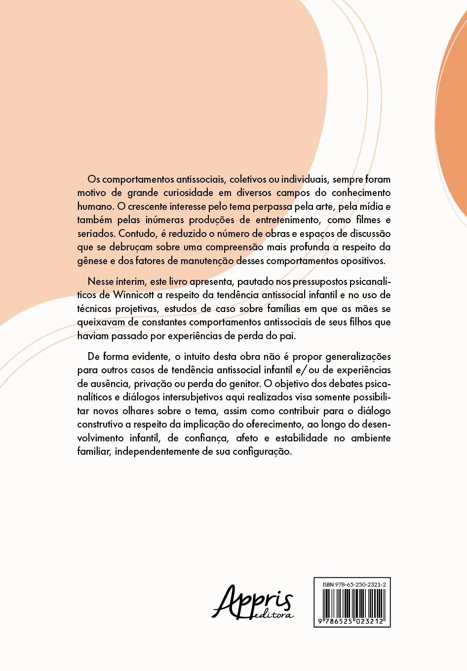 Tendência antissocial infantil e a experiência da perda do pai: Tendência antissocial infantil e a experiência da perda do pai: - Imagem 2