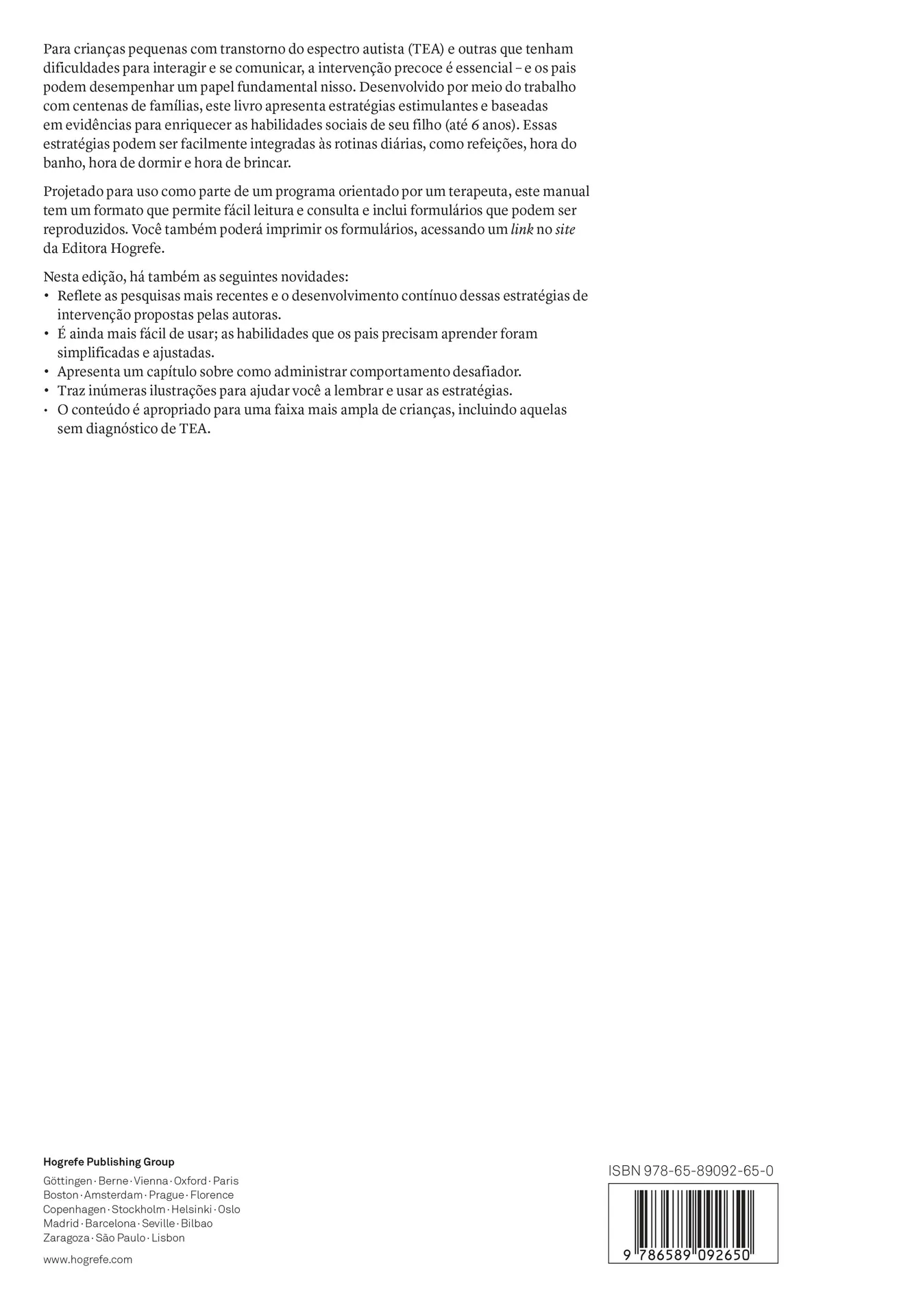 Manual de treinamento de comunicação social Manual de treinamento de comunicação social Quarta Capa