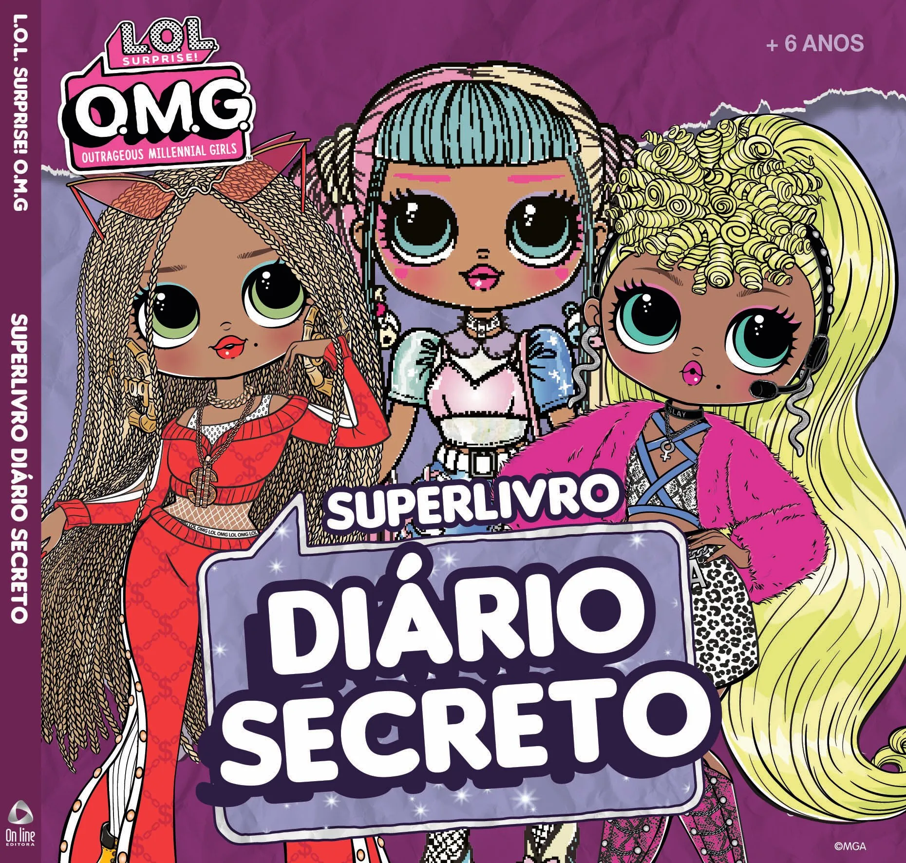 LOL Surprise OMG Superlivro Diário Secreto LOL Surprise OMG Superlivro Diário Secreto