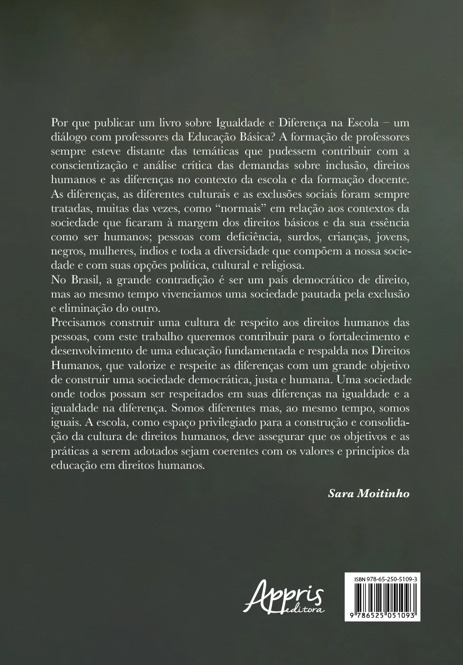 Direitos humanos e educação: igualdade e diferença na escola – Um diálogo com professores da educação básica Direitos humanos e educação: igualdade e diferença na escola – Um diálogo com professores da educação básica - Imagem 2