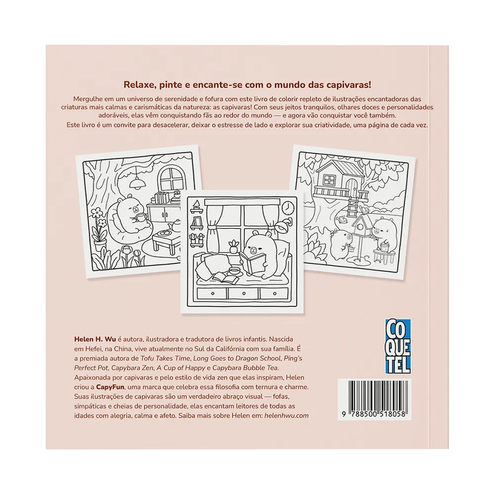 Capy Moments: Capivaras fofinhas para colorir Capy Moments: Capivaras fofinhas para colorir - Imagem 3