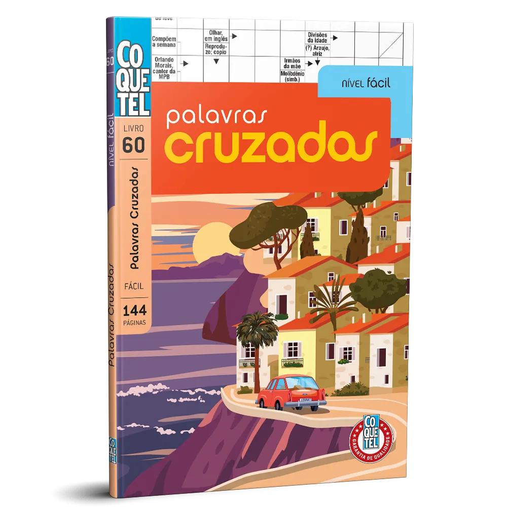 Livro coquetel palavras cruzadas nível fácil ed 60 Livro coquetel palavras cruzadas nível fácil ed 60