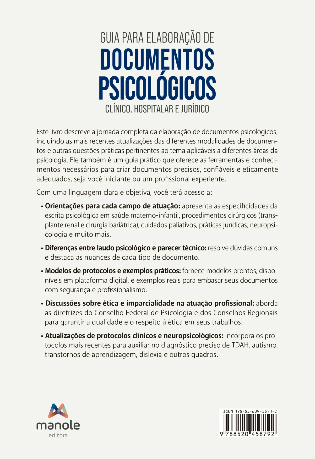 Guia para elaboração de documentos psicológicos: Clínico, hospitalar e jurídico Guia para elaboração de documentos psicológicos: Clínico, hospitalar e jurídico - Imagem 2