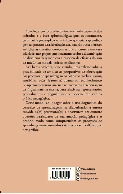 Indagações sobre a disputa conceitual entre ensino construtivista x ensino tradicional: Um estudo filosófico sobre o uso dogmático do discurso pedagógico na alfabetização Indagações sobre a disputa conceitual entre ensino construtivista x ensino tradicional: Um estudo filosófico sobre o uso dogmático do discurso pedagógico na alfabetização - Imagem 2
