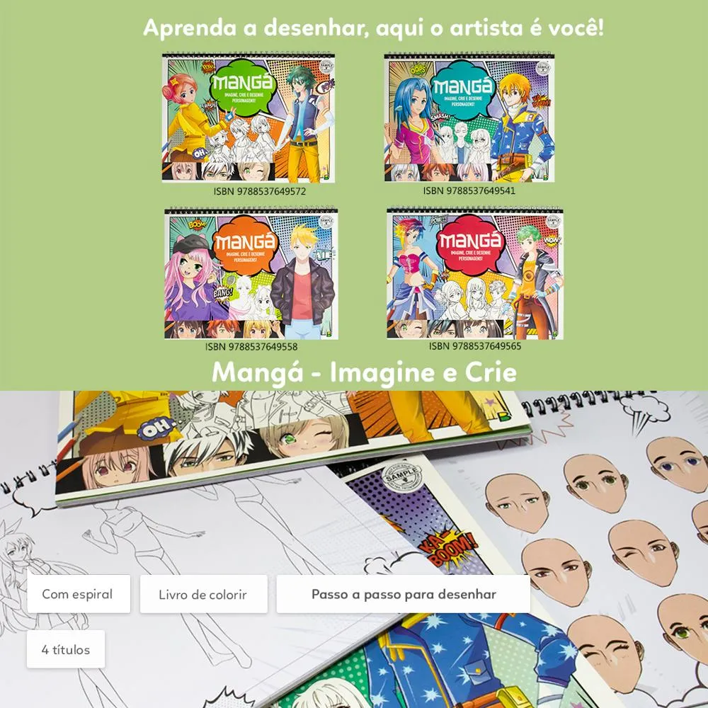 MANGÁ - Imagine e Crie: Rosa: MANGÁ - Imagine e Crie: Rosa: - Imagem 2
