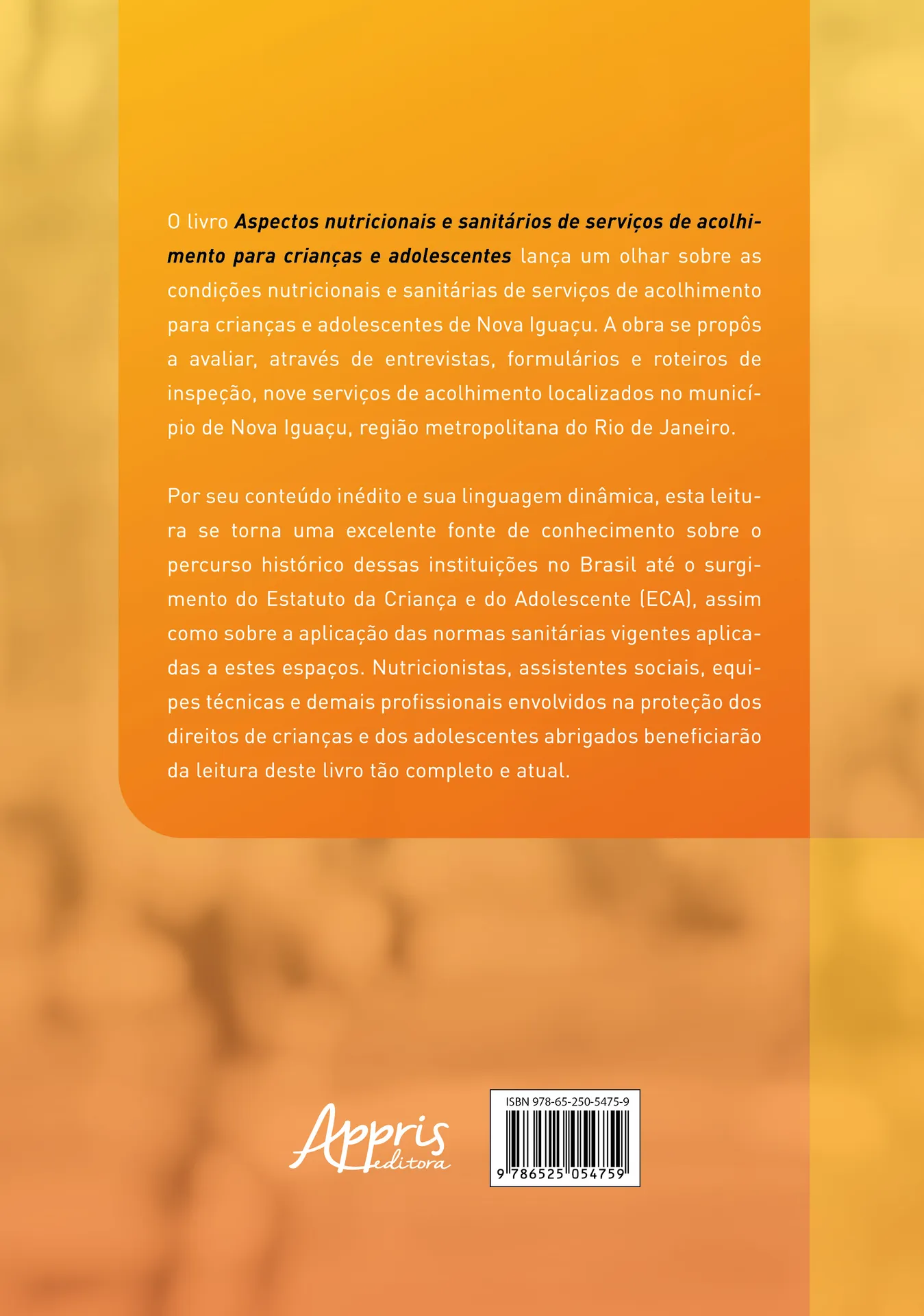 Aspectos nutricionais e sanitários de serviços de acolhimento para crianças e adolescentes: Aspectos nutricionais e sanitários de serviços de acolhimento para crianças e adolescentes: - Imagem 2