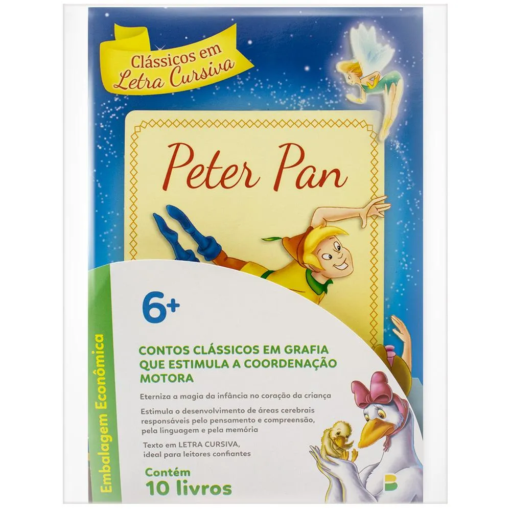 Clássicos em Letra Cursiva - Kit c/10 Und. Clássicos em Letra Cursiva - Kit c/10 Und.