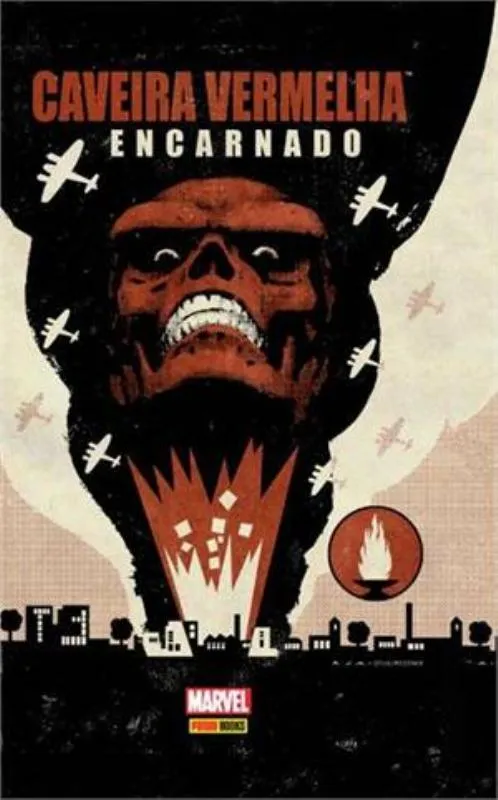 Caveira vermelha: encarnado Caveira vermelha: encarnado