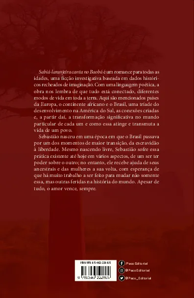 Sabiá-laranjeira canta no Baobá Sabiá-laranjeira canta no Baobá Quarta Capa