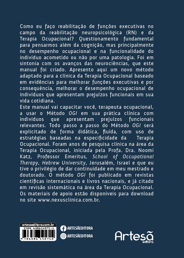Manual de aplicação de técnicas do método Occupational Goal Intervention (OGI) no contexto da reabilitação neuropsicológica: Manual de aplicação de técnicas do método Occupational Goal Intervention (OGI) no contexto da reabilitação neuropsicológica: - Imagem 2