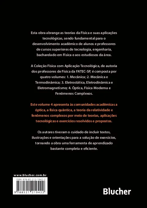 Física com aplicação tecnológica: óptica, física moderna e fenômenos complexos Física com aplicação tecnológica: óptica, física moderna e fenômenos complexos - Imagem 2