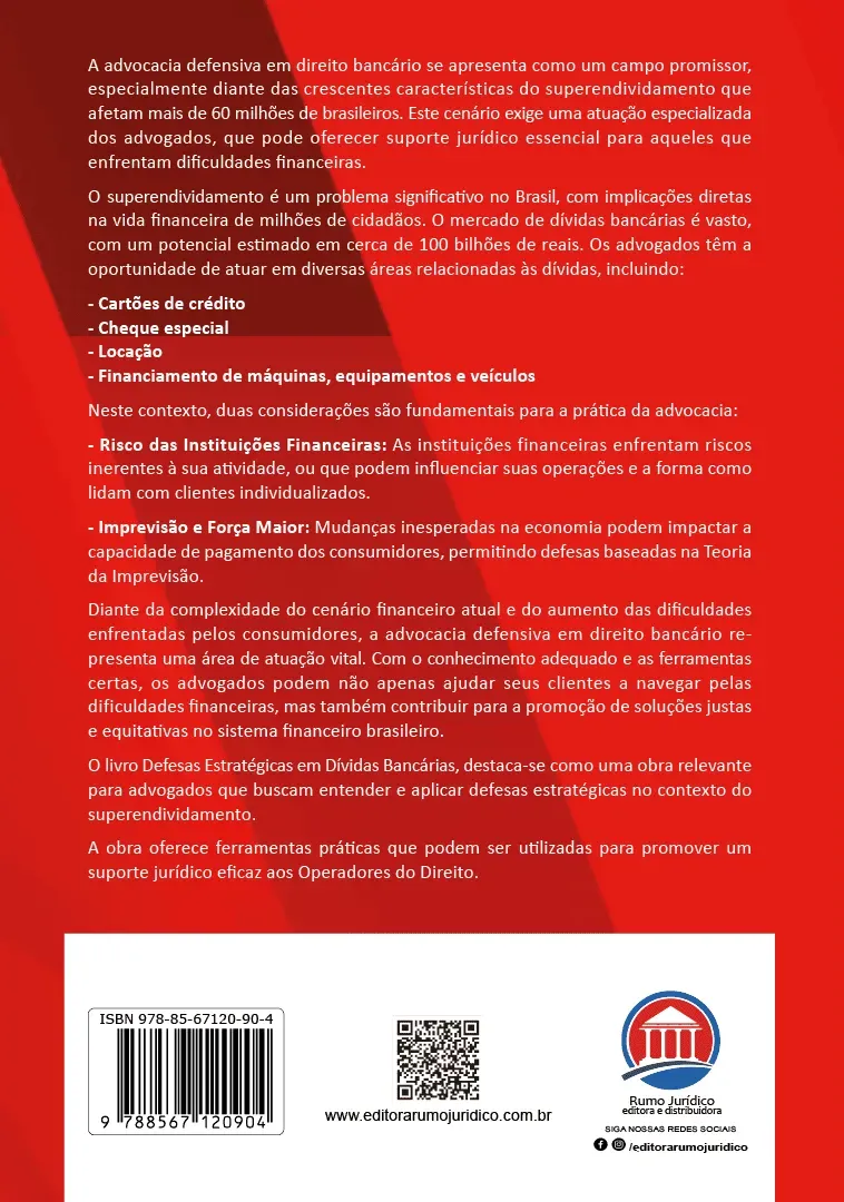 Defesas estratégicas em dívidas bancárias: Manual de advocacia contra banco Defesas estratégicas em dívidas bancárias: Manual de advocacia contra banco - Imagem 2