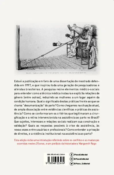 Assistência ao parto e relações de gênero: Elementos para uma releitura médico social Assistência ao parto e relações de gênero Quarta Capa