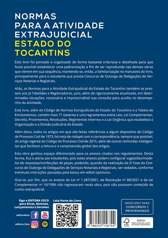 Normas para a atividade extrajudicial estado de Tocantins: Normas para a atividade extrajudicial estado de Tocantins: - Imagem 2