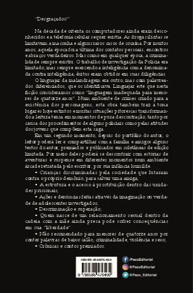 Filhos do cárcere Filhos do cárcere Quarta Capa