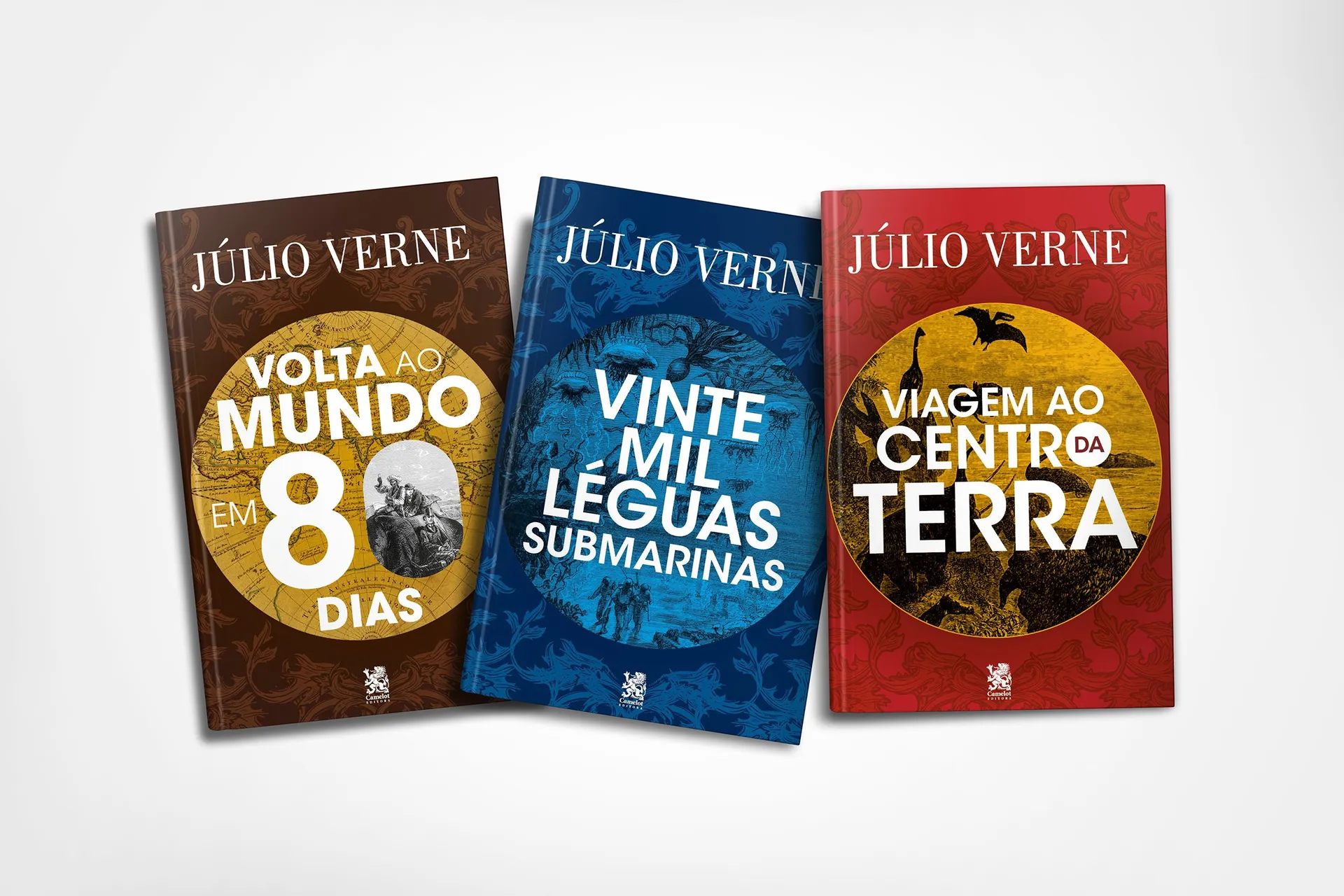 Coleção Júlio Verne - Camelot Editora - 3 Livros Coleção Júlio Verne - Camelot Editora - 3 Livros